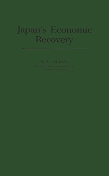 Hardcover Japan's Economic Recovery Book