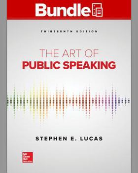 Printed Access Code Gen Combo Looseleaf the Art of Public Speaking; Connect Access Card [With Access Code] Book