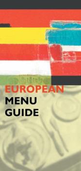 Paperback European Menu Guide Book