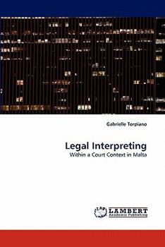 Paperback Legal Interpreting Book