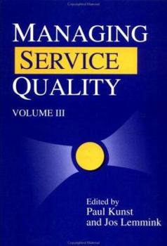 Hardcover Managing Service Quality (Series on Quality Management in Services) Book