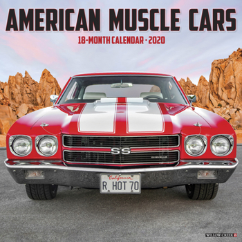 Calendar American Muscle Cars 2020 Wall Calendar Book