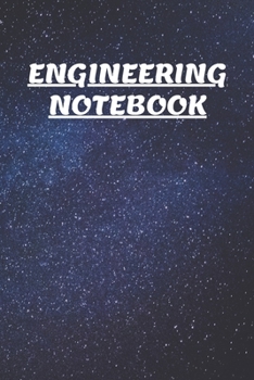 Paperback Engineering Notebook: graphic notebook /journal 6" by 9" 120 pager white matte Book