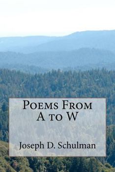 Paperback Poems From A to W Book