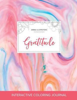 Adult Coloring Journal: Gratitude (Animal Illustrations, Cats)