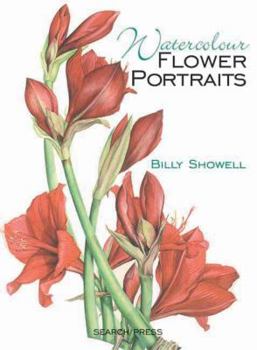 Hardcover Watercolour Flower Portraits Book