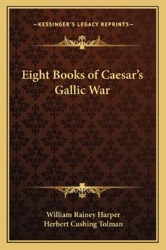 Paperback Eight Books of Caesar's Gallic War Book