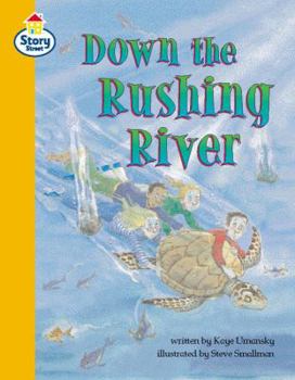Paperback Down the Rushing River (Literary Land) Book