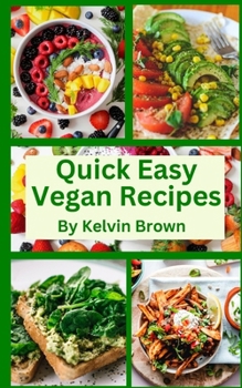 Paperback Quick Easy Vegan Recipes Book