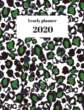 Paperback 2020 Yearly planner: nature themed calendar & organizer - 148 pages, 8,5" x 11" (version 29) Book