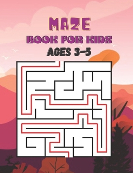 Maze book for kids ages 3-5: 90 Easy Mazes