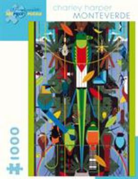 Paperback Charley Harper Monteverde 1000 Book