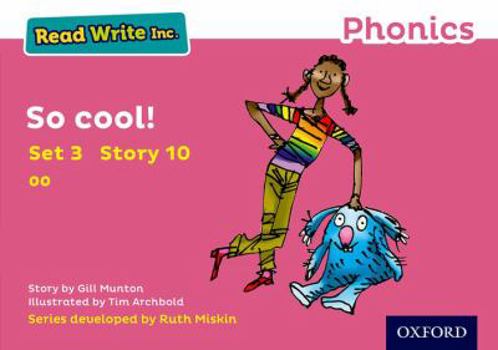 Paperback Read Write Inc. Phonics: Pink Set 3 Storybook 10 So Cool! Book