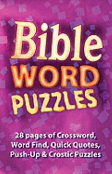 Paperback Bible Word Puzzles Book