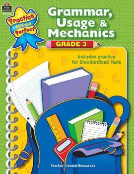 Paperback Grammar, Usage & Mechanics Grade 3 Book