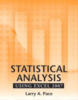 Paperback Statistical Analysis Using Excel 2007 Book