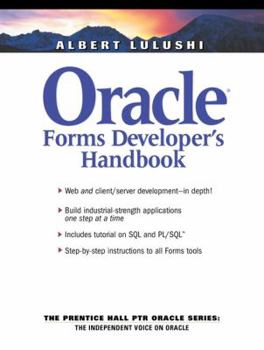 Paperback Oracle Forms Developer's Handbook Book