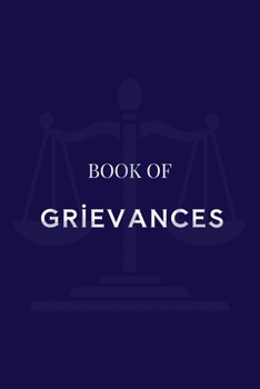 Paperback Book of Gievances Book