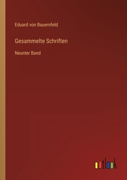 Paperback Gesammelte Schriften: Neunter Band [German] Book