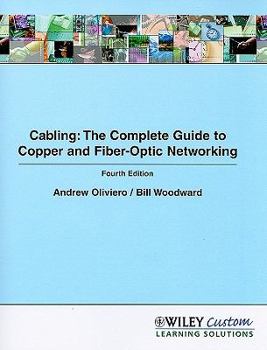 Paperback Cabling: The Complete Guide to Copper and Fiber-Optic Networking [With CDROM] Book