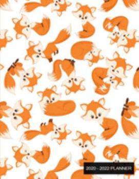 2020-2022 Planner: Cute Fox Three Year Planner, Monthly Planner with Bible Verses, At A Glance Calendar, 36-Month Planner, Christian Journal