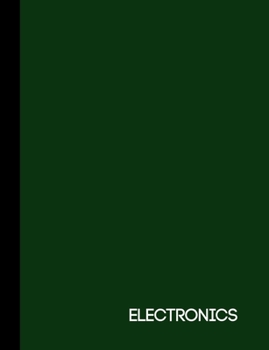 Paperback Electronics: Green One Subject Notebook 120 pages college ruled Book