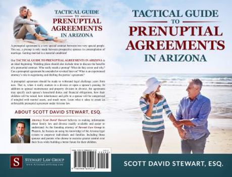 Paperback Tactical Guide to Prenuptial Agreements in Arizona Book