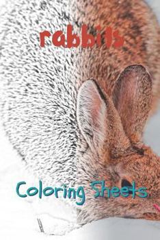 Rabbit Coloring Sheets: 30 rabbit drawings,coloring sheets adults relaxation, coloring book for kids, for girls, volume 12