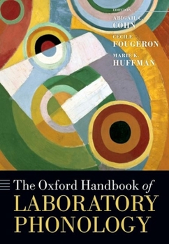 Hardcover The Oxford Handbook of Laboratory Phonology Book