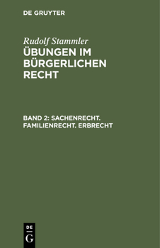 Hardcover Sachenrecht. Familienrecht. Erbrecht [German] Book