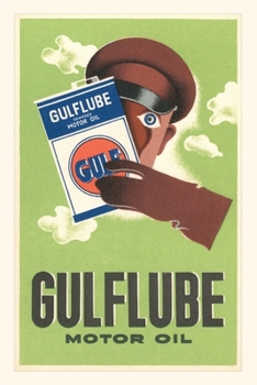 Paperback Vintage Journal Poster of Chauffeur with Motor Oil Book