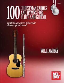 Paperback 100 Christmas Carols and Hymns for Flute and Guitar Book