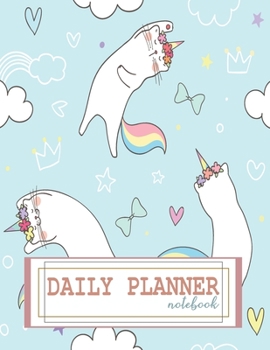 Notebook: Daily planner notebook with cute cover and daily planner pages, Extra large (8.5 x 11) inches, 110 pages, planner notebooks