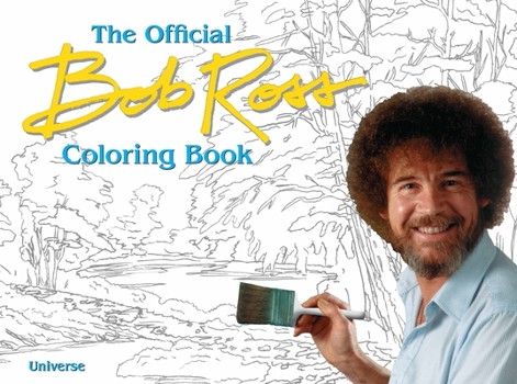 Paperback The Bob Ross Coloring Book