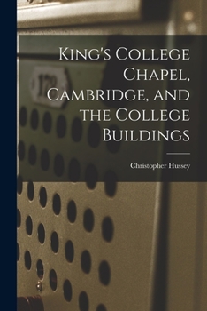 Paperback King's College Chapel, Cambridge, and the College Buildings Book