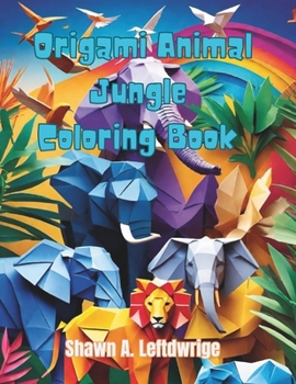 Paperback Origami Animal Jungle Coloring Book