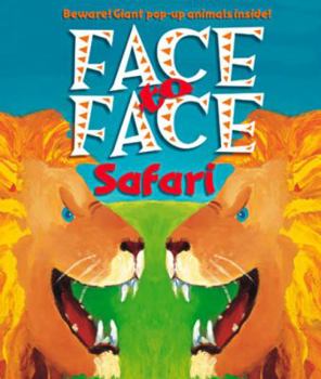 Hardcover Jungle Beasts Pop-Up: A Safari Face-To-Face Book