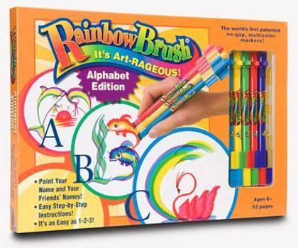 Spiral-bound RainbowBrush Alphabet [With No-Gap, Multicolor Markers] Book