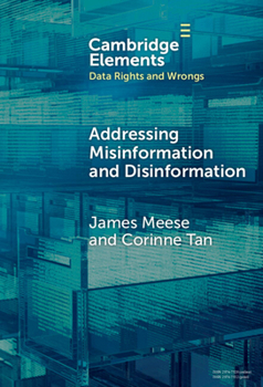 Hardcover Addressing Misinformation and Disinformation Book