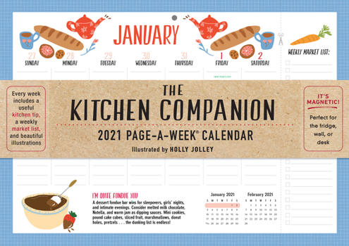 2021 the Kitchen Companion Page-A-Week Calendar