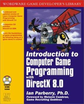 Paperback Introduction to Computer Game Programming with DirectX 8.0 [With CD] Book