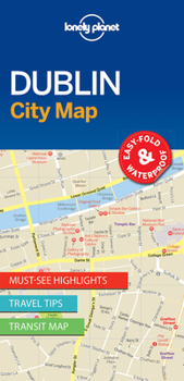 Map Lonely Planet Dublin City Map 1 Book