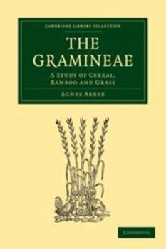 Printed Access Code The Gramineae: A Study of Cereal, Bamboo and Grass Book
