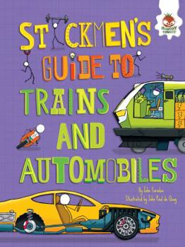 Paperback Stickmen's Guide to Trains and Automobiles Book