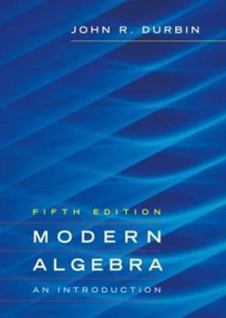 Hardcover Modern Algebra: An Introduction Book