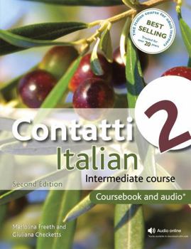 Paperback Contatti Italian 2: Intermediate Course [With 2 CDs] Book