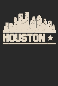 Houston Texas Houston Strong Vintage Stripes: Dot Grid Houston Texas Houston Strong Vintage Stripes / Journal Gift - Large ( 6 x 9 inches ) - 120 Pages || Softcover