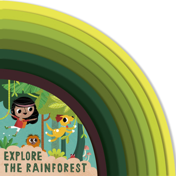 Board book Explore the Rainforest Book