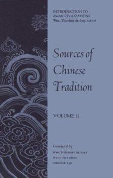 Paperback Sources of Chinese Tradition: Volume 2 Book