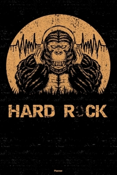 Hard Rock Planner: Gorilla Hard Rock Music Calendar 2020 - 6 x 9 inch 120 pages gift